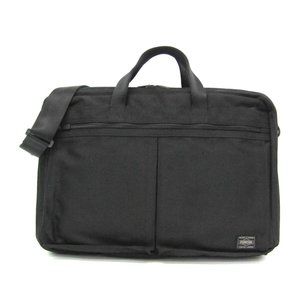 Porter Men's Nylon Briefcase,Shoulder Bag Black